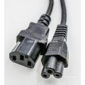 Professional iec c14 right angle to iec c13 left angle power extension cable with high quality vde